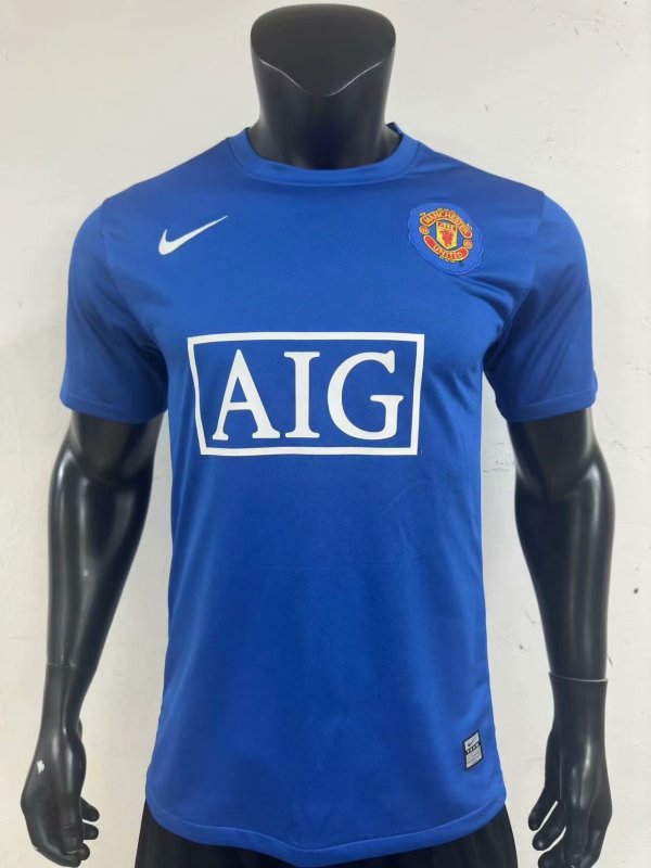 Manchester United Home Blue Fans 1:1 Quality Retro Soccer Jersey 1991/1992