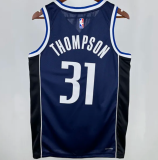 2025 Mavericks THOMPSON #31 Sapphire Blue1:1 Quality NBA Jersey