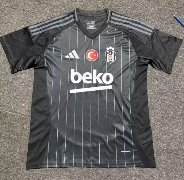 Beşiktaş Away Black Fans 1:1 Quality Soccer Jersey 24/25