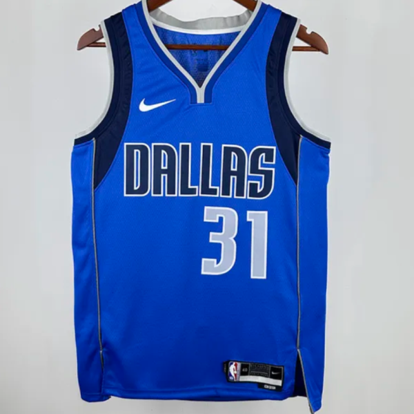 Mavericks THOMPSON #31 Blue 1:1 Quality NBA Jersey 2025