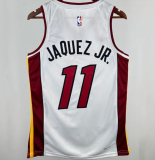 Miami Heat JAQUEZ JR. #11 White  1:1 Quality NBA Jersey 24/25