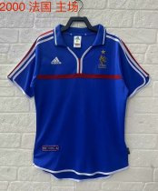 2000 France Home Blue Fans Retro 1:1 Quality Soccer Jersey 2000 France Home Blue Fans Retro 1:1 Quality Soccer Jersey