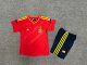 Spain Home Kids Kits  Retro 1:1 Quality Soccer Jersey 2012