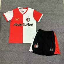 Feyenoord Rotterdam Home Kids Kits 1:1 Quality Soccer Jersey 25/26