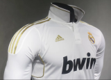 Retro Real Madrid Player Home Long Sleeve 1:1 Quality Soccer Jersey 2011/2012