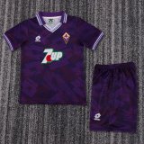 Florence  Home  Kids Retro  1:1 Quality Soccer Jersey 1992/1993