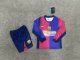Barcelona Home Long sleeved Kids Kits 1:1  Quality Soccer Jersey 24/25