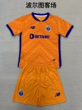 Porto Away Kids 1:1 Quality Soccer Jersey 24/25