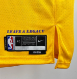 Lakers WETBROOK #0 Yellow 1:1 Quality NBA Jersey热压 2025