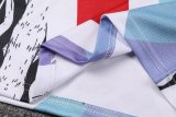 24/25  Arsenal Training Red and Blue Print 1:1 Quality Training Jersey