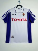 Fiorentina Away Fans 1:1 Quality Retro Soccer Jersey 1999/2000