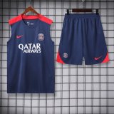 PSG Paris Blue 1:1 Quality Training Vest（A-Set）24/25