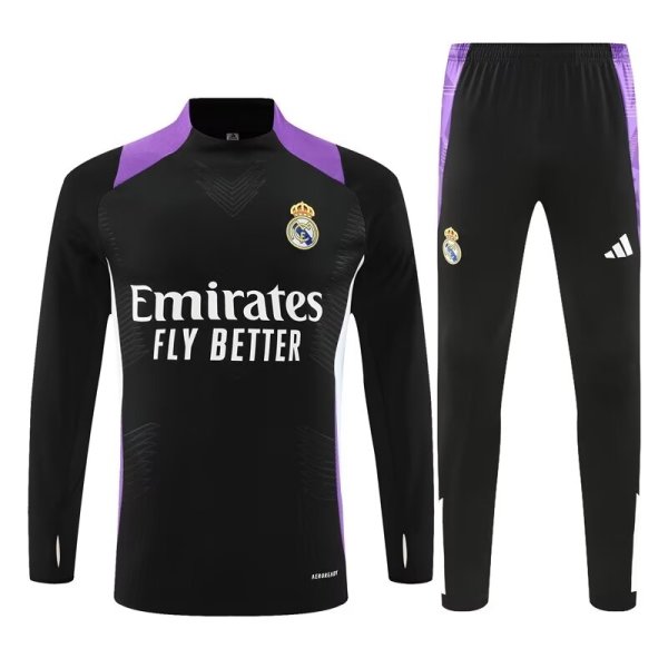 Real Madrid Training Black Player 1:1 Quality Training Jersey 24/25