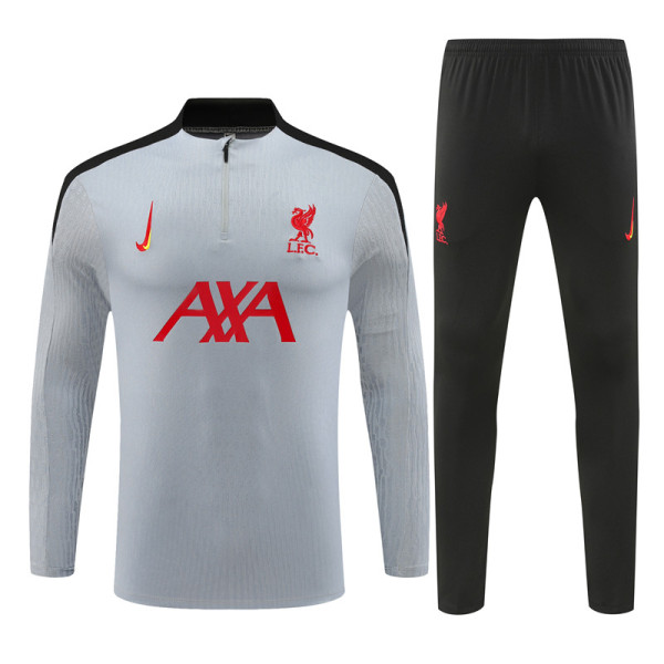 Liverpool Grey Kids 1:1 Quality Training Jersey 24/25
