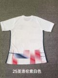 San Lorenzo  Away White  Fans 1:1 Quality Soccer Jersey 24/25