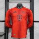 Bayern Munich Home Red Long Sleeve Player 1:1 Quality Soccer Jersey 24/25