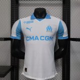 Marseille Home White Player 1:1 Quality Soccer Jersey 25/26