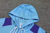 Argentina Hooded  Long Sleeved Blue 1:1 Training suit 24/25