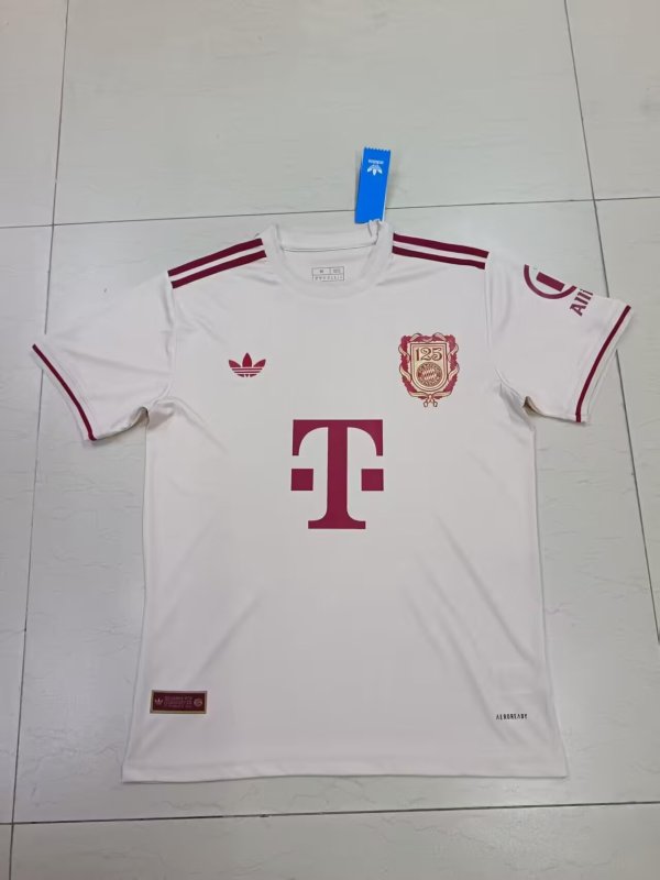 Bayern Munich 125th Anniversary Edition Apricot Fans 1:1 Soccer Jersey 25/26