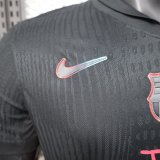 Barcelona  Away PLayer（配广告）1:1 Quality Soccer Jersey 25/26