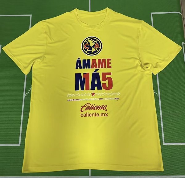 Club America Leisure Yellow Fans 1:1 Quality Soccer Jersey 24/25