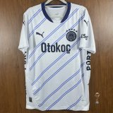 24/25  Fenerbahce  Away White Fans 1:1 Quality Soccer Jersey