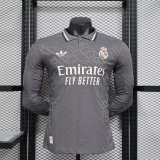 Real Madrid Third Player Long Sleeve 1:1 Quality Soccer Jersey 24/25