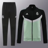 Real Madrid Black Green Training Tracksuit 1:1 Quality Training Jersey 24/25