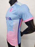 Algeria Pink Blue Player 1:1 Quality Soccer Jersey 24/25