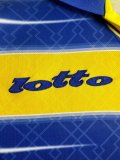 Parma Home Long sleeves Yellow  Retro 1:1 Quality Soccer Jersey 1998/1999
