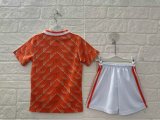 Netherlands Home Kids Retro  1:1 Quality  Soccer Jersey 1988