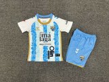 Malaga Home Kids Kits 1:1 Quality  Soccer Jersey 24/25
