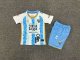 Malaga Home Kids Kits 1:1 Quality  Soccer Jersey 24/25