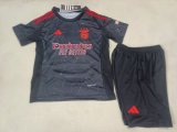 Benfica Away Black Kids Kits 1:1 Quality Soccer Jersey 24/25