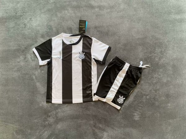 24/25  Corinthians Third Kids Kits1:1 Quality Soccer Jersey