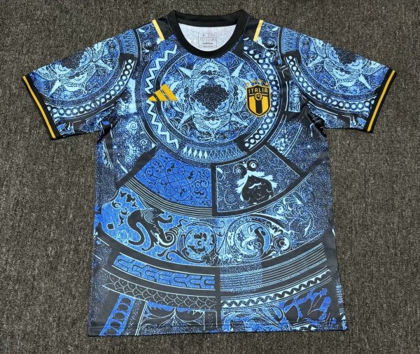Italy Blue Special  Edition Fans 1:1 Quality Soccer Jersey 24/25