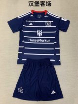 24/25 Hamburger Away Kids Kits  1:1 Quality Soccer Jersey