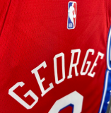 76ers GEORGEG #8 Red  1:1 Quality NBA Jersey 2025热压
