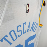 Lakers TOSCANO #95 White Retro 1:1 Quality NBA Jersey 2025 热压