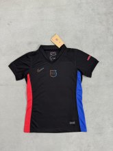 Barcelona Away Black Woman's  Fans 1:1 Quality Soccer Jersey 24/25