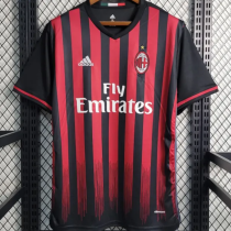 2016/2017 AC Milan Home Fans 1:1 Retro Soccer Jersey 2016/2017 AC Milan Home Fans 1:1 Retro Soccer Jersey