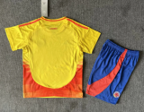 Colombia Home Kids 1:1 Quality Soccer Jersey 24/25