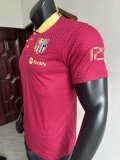 Barcelona Training Clothes Red PLayer 1:1 Quality Soccer Jersey 25/26