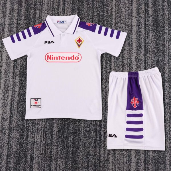 Florence Away Kids Retro 1:1 Quality Soccer Jersey 1998/1999