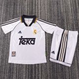 Real Madrid  Home Kids  Retro 1:1 Quality  Soccer Jersey 1998/2000
