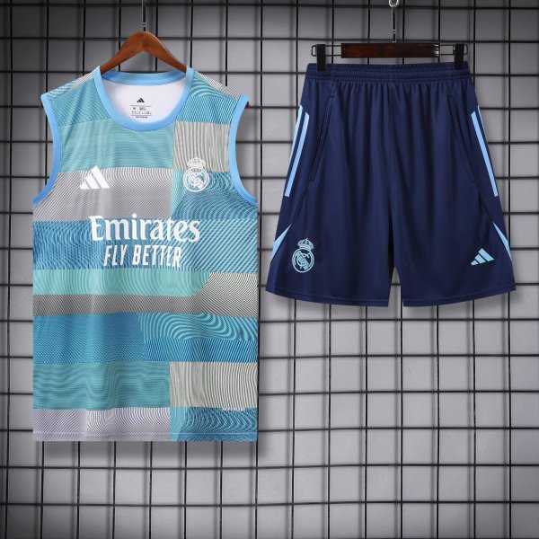 Real Madrid Blue 1:1 Quality Training Vest(A-Set)25/26