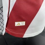 River Plate Home Long Sleeve Player 1:1 Quality Soccer Jersey 25/26