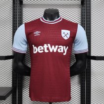 West Ham Home Player 1:1 Quality Soccer Jersey 24/25 West Ham Home Player 1:1 Quality Soccer Jersey 24/25