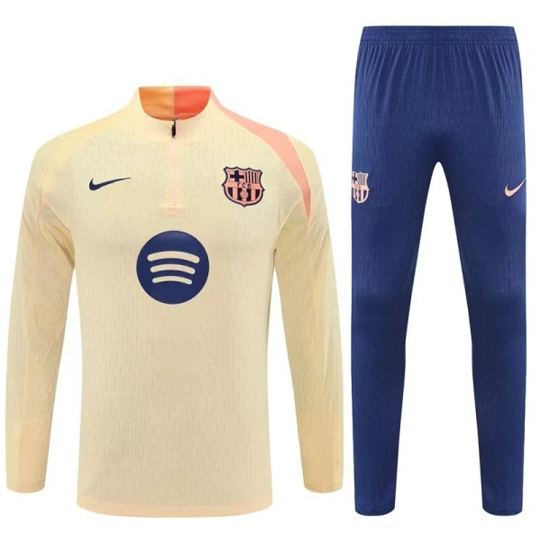 Barcelona Beige Player Version 1:1 Quality Training Jersey 25/26