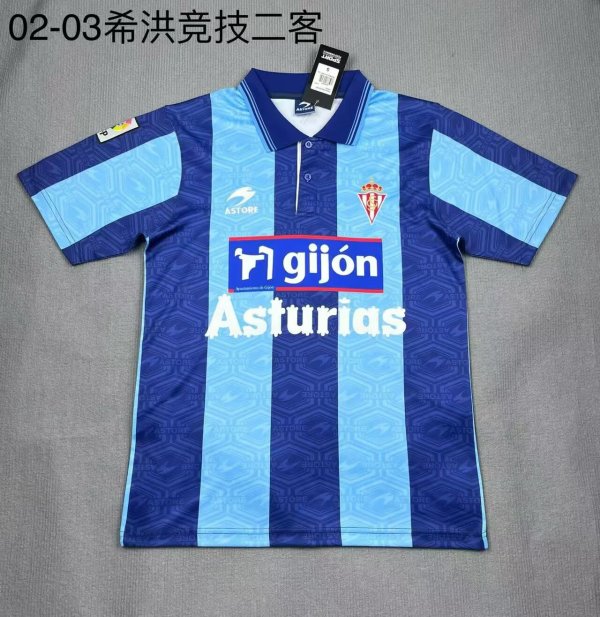 Sporting de Gijon Third  Fans Retro  1:1 Quality Soccer Jersey 2002/2003